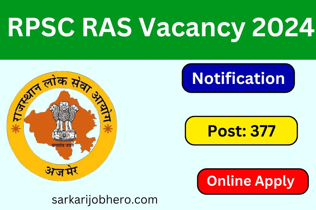 Indian Air Force Musician Recruitment 2024 RPSC RAS Vacancy 2024 Notification